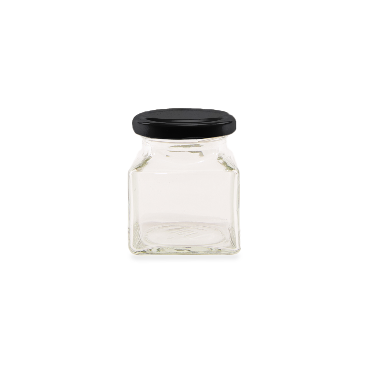 130ml (4-5oz) Square Jars