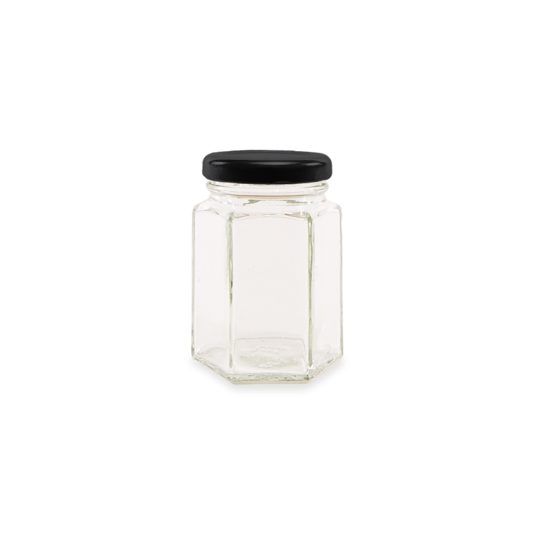 110ml (4oz) Hexagonal Jars
