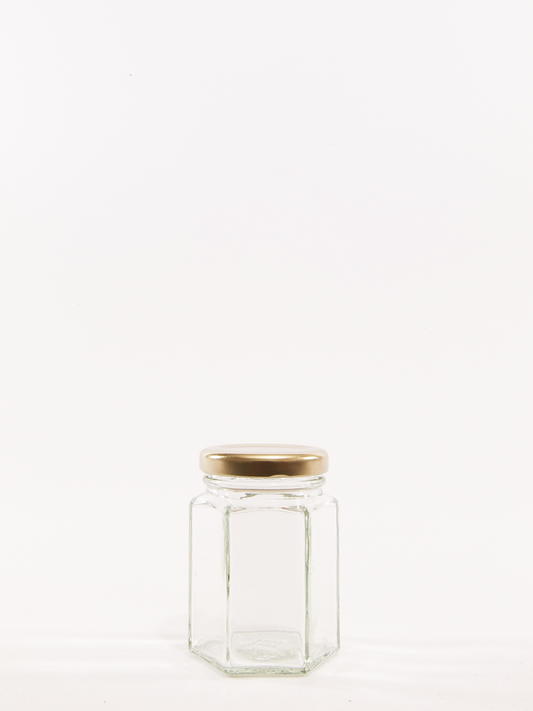 4oz clear glass jars with lids