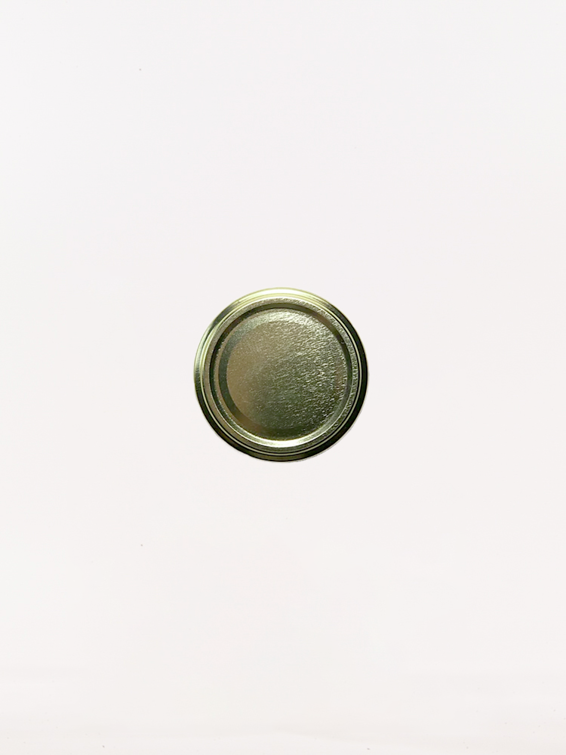 53mm Jam Jar Lids (Gold)