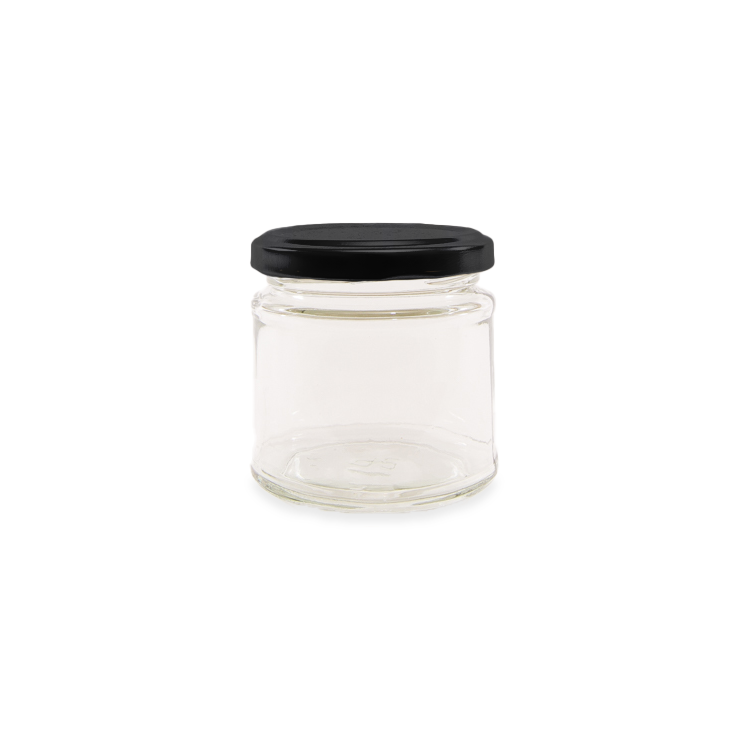130ml (4-5oz) Square Jars