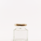 280ml (200g, 10oz) Clear Glass Square Jars With Lids